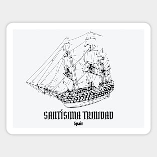 Santísima Trinidad Spanish Warship Magnet